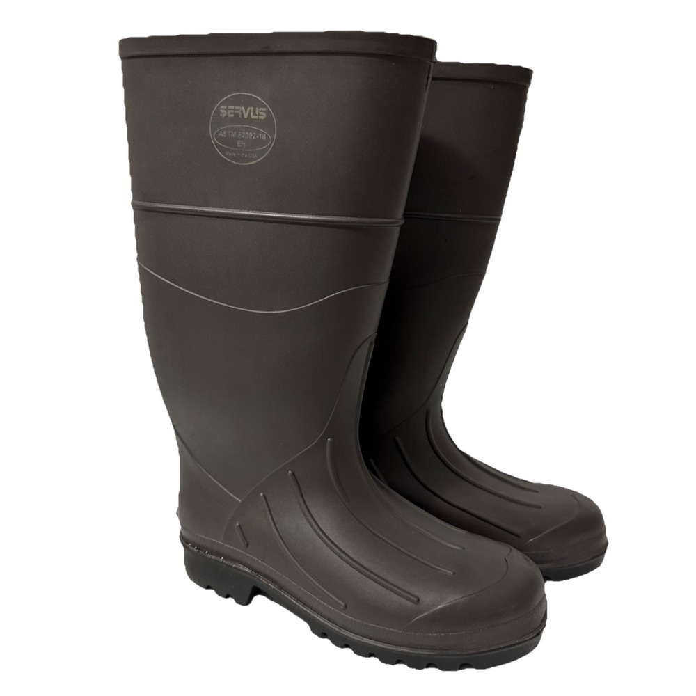 Servlus Honeywell Mens Plain Toe Rubber Boots Size 8 Made in USA‎